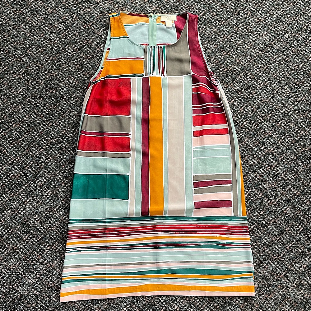 LOFT Geometric Pattern Dress